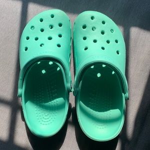Mint Green Crocs